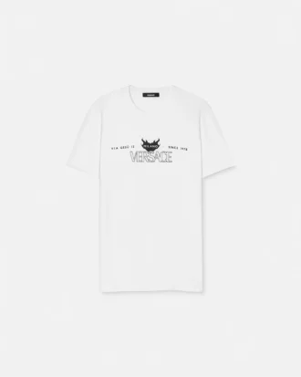 Camiseta estampada de jersey de algodón