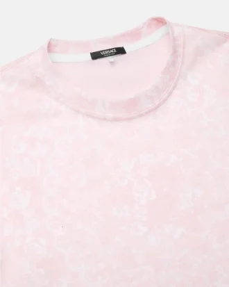 Camiseta estampada de jersey de algodón