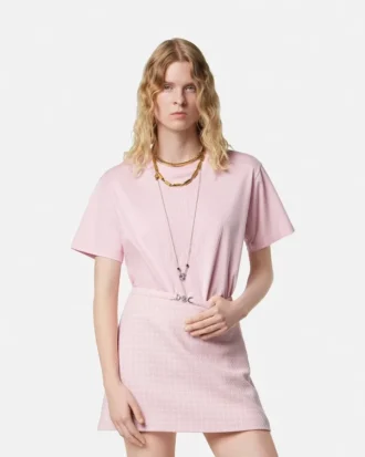 Camiseta estampada de jersey de algodón