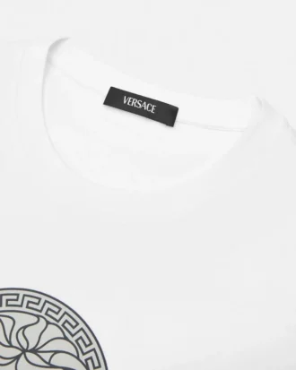 Camiseta estampada de jersey de algodón