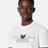 Camiseta estampada de jersey de algodón