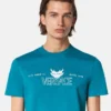 Camiseta estampada de jersey de algodón