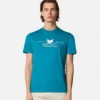 Camiseta estampada de jersey de algodón