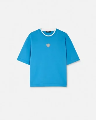 Camiseta holgada con Medusa bordada