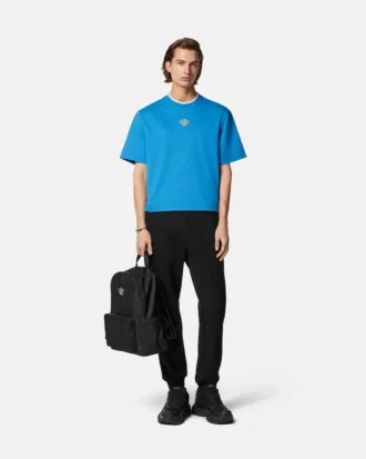 Camiseta holgada con Medusa bordada