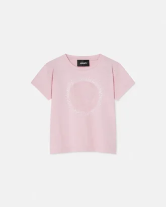 Camiseta infantil estampada de jersey de algodón
