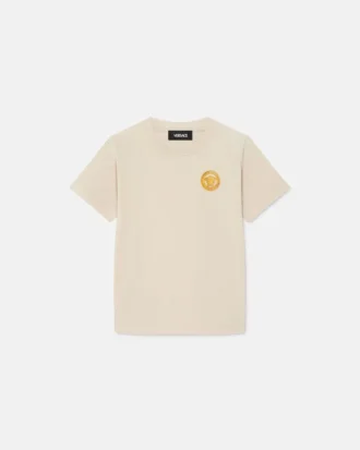 Camiseta infantil estampada de jersey de algodón