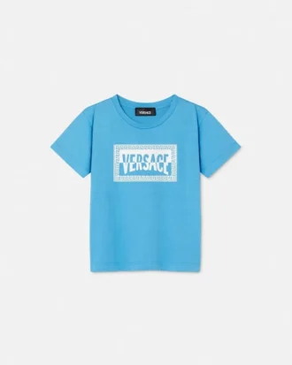 Camiseta infantil estampada de jersey de algodón