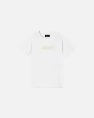 Camiseta infantil estampada de jersey de algodón