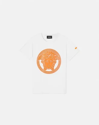 Camiseta infantil estampada de jersey de algodón
