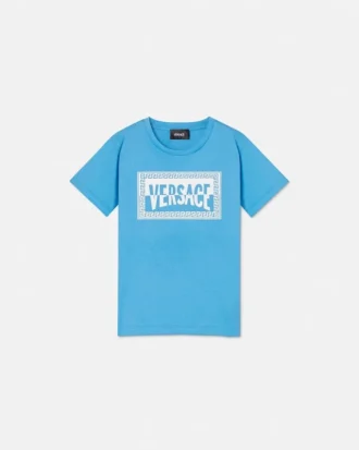 Camiseta infantil estampada de jersey de algodón