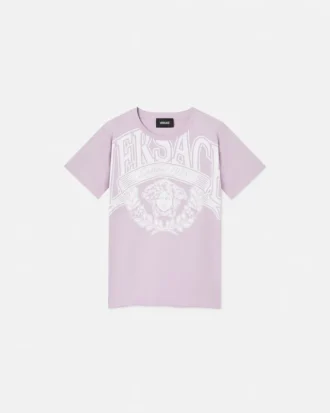 Camiseta infantil estampada de jersey de algodón