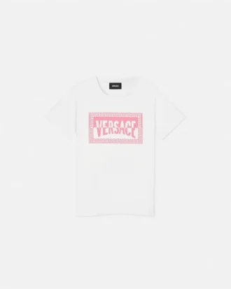 Camiseta infantil estampada de jersey de algodón