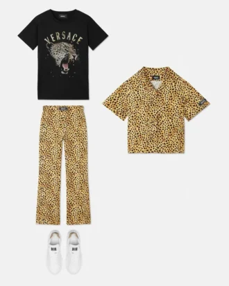 Camisa estampada de cady para niño