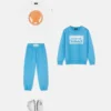 Sudadera de jersey de algodón estampada para niño