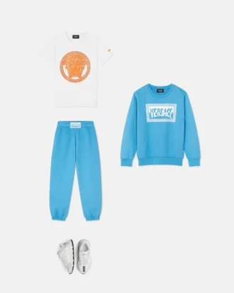 Sudadera de jersey de algodón estampada para niño