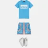 Camiseta infantil estampada de jersey de algodón Camiseta infantil estampada de jersey de algodón