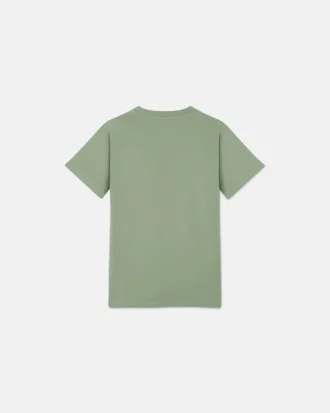 Camiseta infantil estampada de jersey de algodón