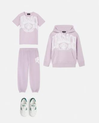 Sudadera con capucha estampada de jersey de algodón para niño