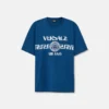 Camiseta regular de jersey de algodón estampado Camiseta regular de jersey de algodón estampado
