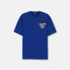 Camiseta regular de jersey de algodón estampado Camiseta regular de jersey de algodón estampado