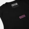 Camiseta sin mangas ajustada con ribete y logotipo Camiseta sin mangas ajustada con ribete y logotipo