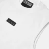 Camiseta sin mangas ajustada con ribete y logotipo Camiseta sin mangas ajustada con ribete y logotipo