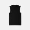 Camiseta sin mangas ajustada con ribete y logotipo Camiseta sin mangas ajustada con ribete y logotipo