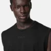 Camiseta sin mangas con logotipo bordado