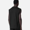 Camiseta sin mangas con logotipo bordado