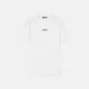 Camiseta slim fit de jersey de algodón bordada Camiseta slim fit de jersey de algodón bordada