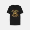 Camiseta slim fit de jersey de algodón bordada Camiseta slim fit de jersey de algodón bordada