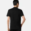 Camiseta slim fit de jersey de algodón bordada Camiseta slim fit de jersey de algodón bordada