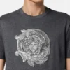 Camiseta slim fit de jersey de algodón bordada Camiseta slim fit de jersey de algodón bordada