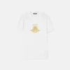 Camiseta slim fit estampada de jersey de algodón Camiseta slim fit estampada de jersey de algodón