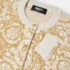 Cardigan infantil con jacquard Barocco Allover Cardigan infantil con jacquard Barocco Allover