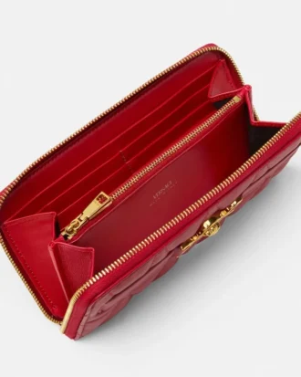 Cartera acolchada Medusa 95 Nappa