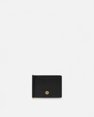 Cartera con clip de piel Medusa Biggie Cartera con clip de piel Medusa Biggie