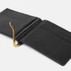 Cartera con clip de piel Medusa Biggie