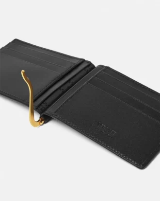 Cartera con clip de piel Medusa Biggie Cartera con clip de piel Medusa Biggie
