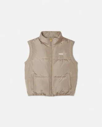 Chaleco acolchado con logotipo de Versace para niño