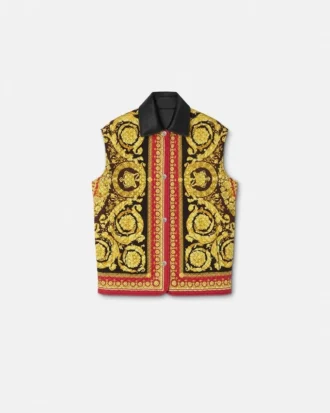 Chaleco acolchado reversible Barocco Silk