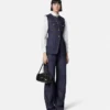 Chaleco ajustado de denim Chaleco ajustado de denim