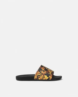 Chanclas Shelly con estampado Barocco Porcelain