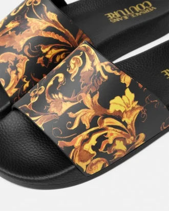 Chanclas Shelly con estampado Barocco Porcelain