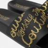 Chanclas Shelly con logotipo brillante Chanclas Shelly con logotipo brillante