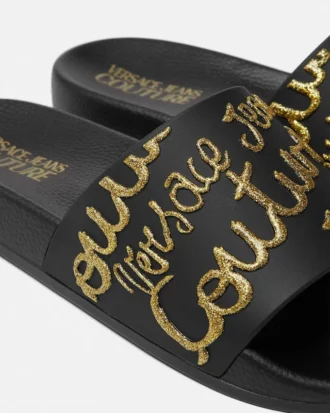 Chanclas Shelly con logotipo brillante