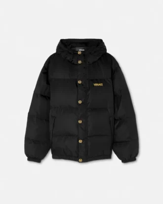Chaqueta acolchada bordada