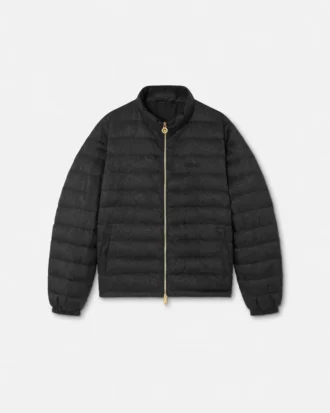 Chaqueta acolchada jacquard