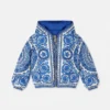 Chaqueta acolchada reversible Barocco Foulard Kids Chaqueta acolchada reversible Barocco Foulard Kids